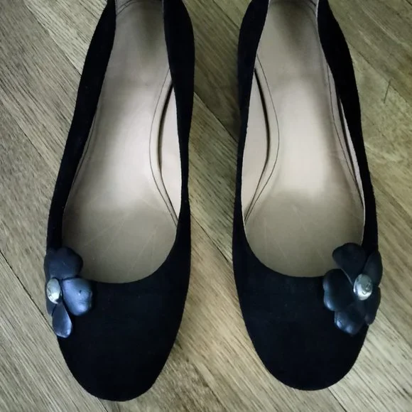 UGGs Black Suede Flats Size 8.5 - Picture 14 of 14